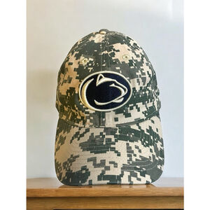Penn State Nittany Lions Legacy Hat, Green & tan camo adjustable strap OSFM